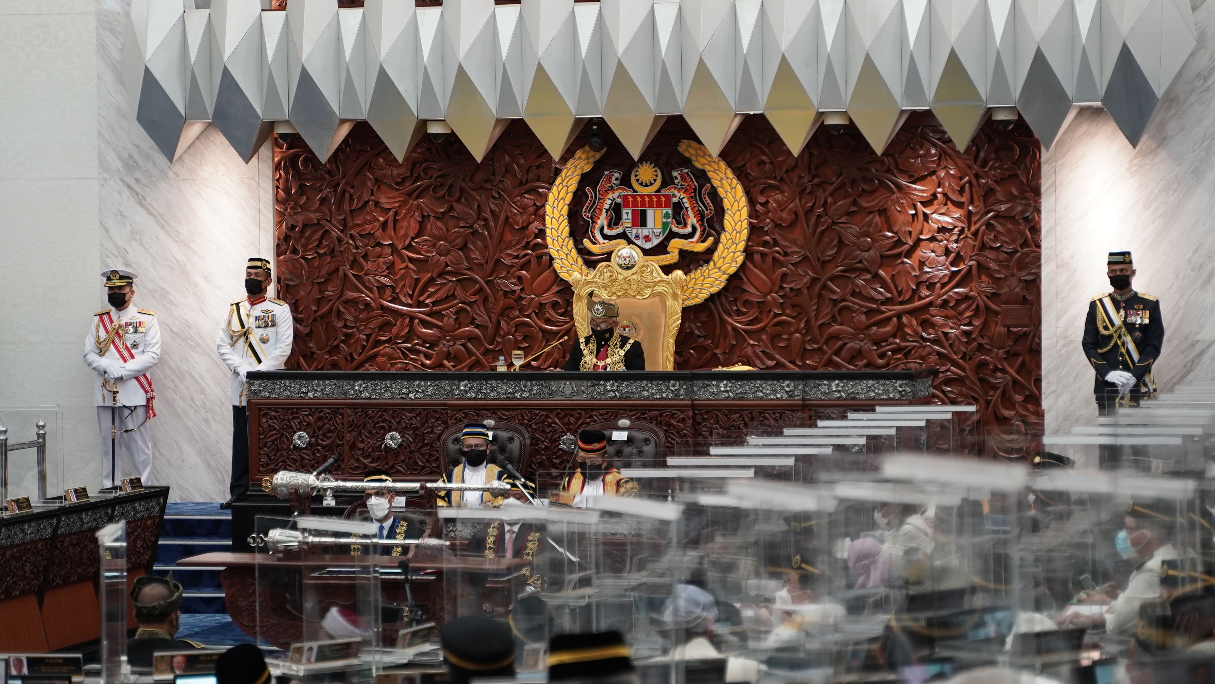 majlis-istiadat-pembukaan-penggal-keempat-majlis-parlimen-keempat-belas-2021